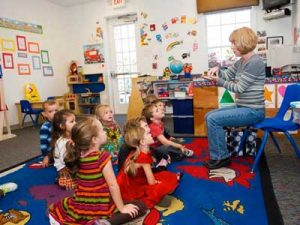 A daycare classroom in Columbus Ohio